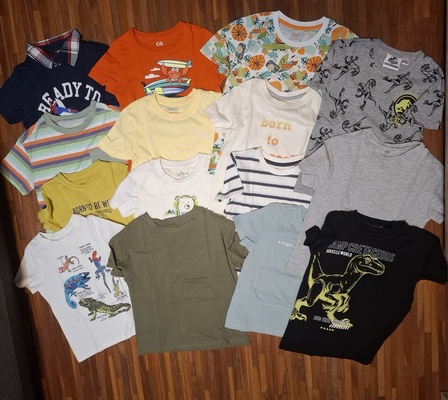 Elbląg Paka ubrań dla chłopca w rozmiarze 110/116.Ubrania marki H& M, Sinsay, Lupilu, C& A, Pepco:
- 15 sztuk