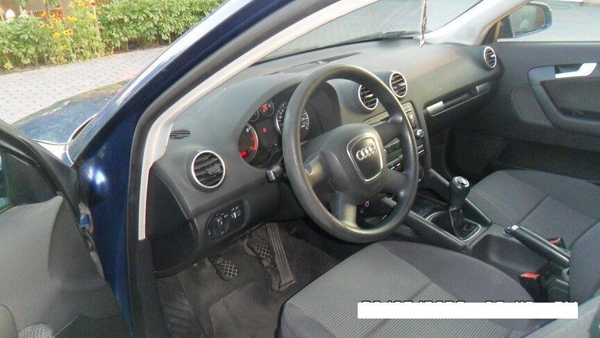 Elbląg AUDI – A3Model 2008 POJ. - 1.6 MPI benzyna 110 kMKlimatronik Air -bag ABSASR-Elektryczne szybyEle