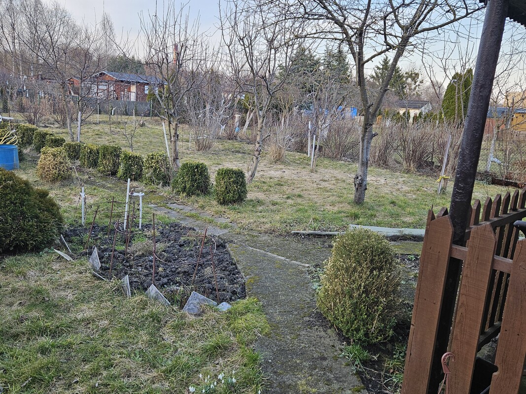 Elbląg Sprzedam działkę ROD Przyroda przy ulicy Malborskiej, 500 metrow kwadratowych, altanka murowana, meble