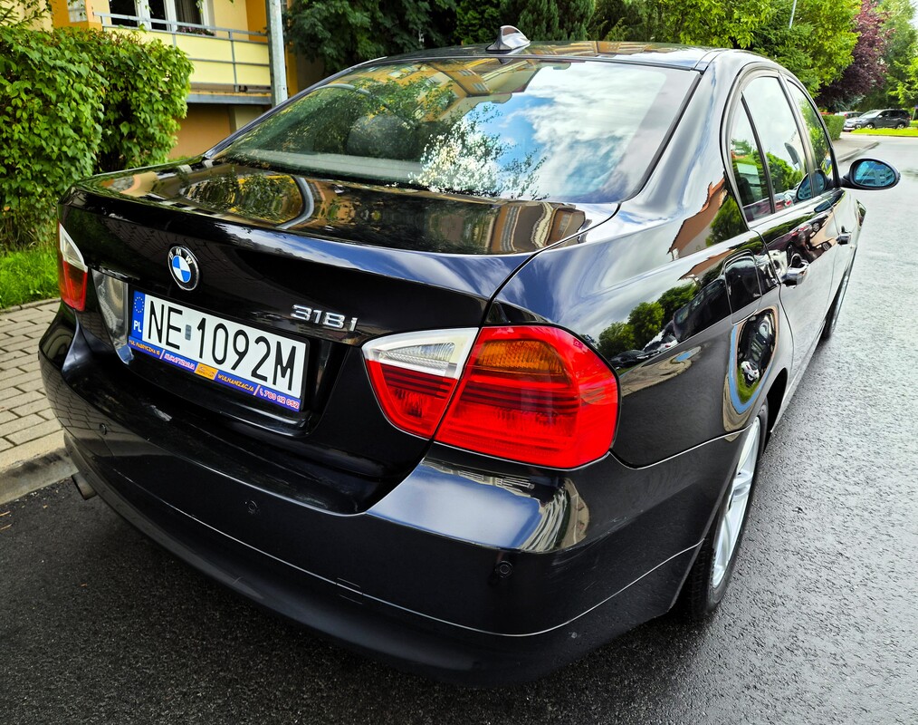 Elbląg BMW 3 E90 2,0Benzyna 130Km Bogata Wersja Wyposażenia 2007Rok Gaz Sekwencja 2030roku-4XElektryczne Szyby