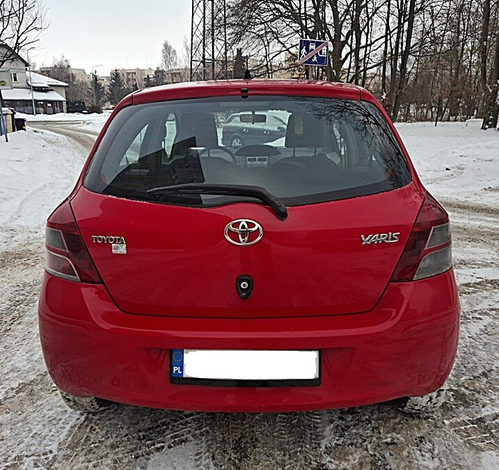 Elbląg TOYOTA YARIS1.0 BenzynaM-2011 rSalon PolskaPrzebieg 171 tyś. kmZADBANA