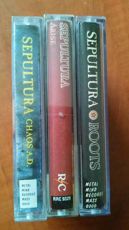 Elbląg Sprzedam kasety magnetofonowe SEPULTURA - Arise - 60 zł Distributed In Canada 1991 SEPULTURA - ROOTS - 30 zł