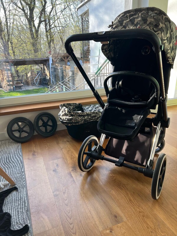 Elbląg Sprzedam oryginalny wózek Cybex Priam Butterfly 2w1 w skład którego wchodzą: gondola spacerówka stelaż