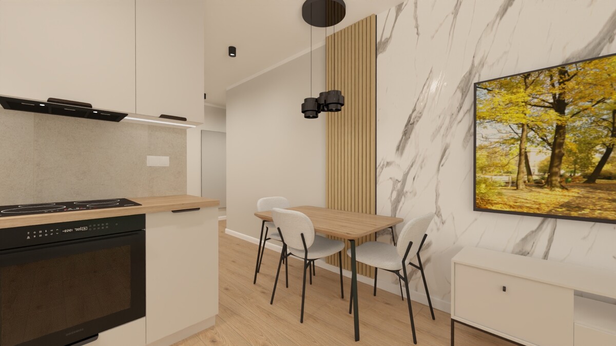 Elbląg MIESZKANIE NA SPRZEDAŻ, ELBLĄG UL. KASPRZAKA 1,3 POKOJE + SALON Z ANEKSEM KUCHNNYM, 1 PIĘTRO, 59,6M2.