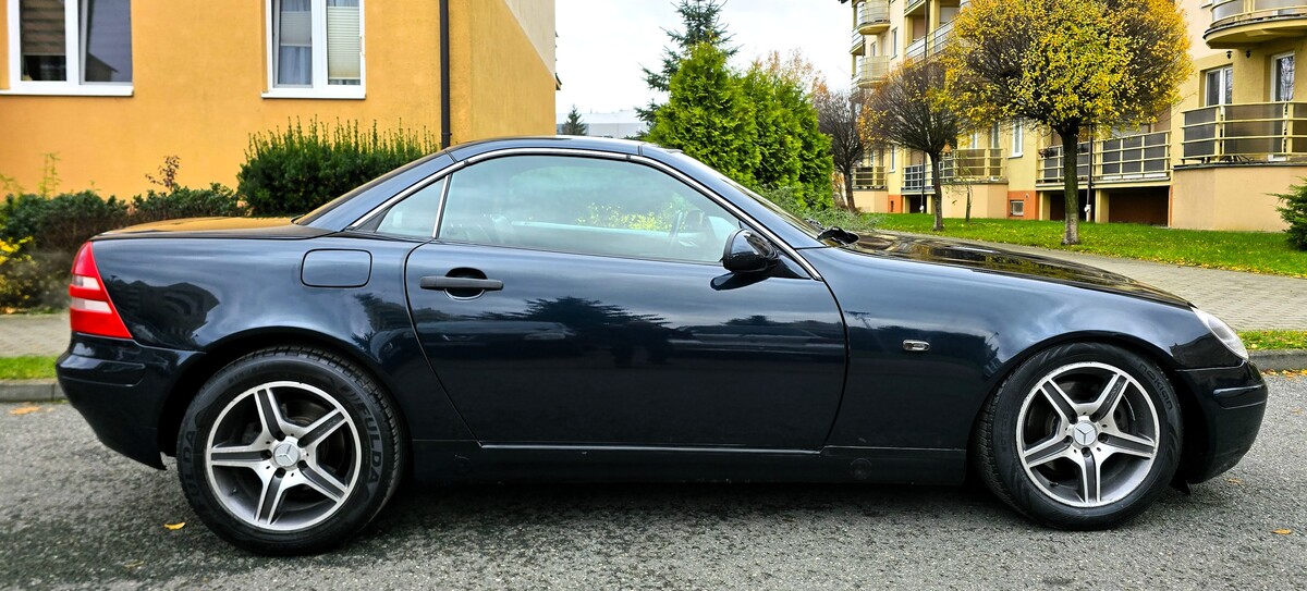 Elbląg Mercedes-Benz SLK 200 2.0Benzyna 136KM 1997Rok Bardzo Dobry Automatyczna Skrzynia-Kabriolet Wspomaganie