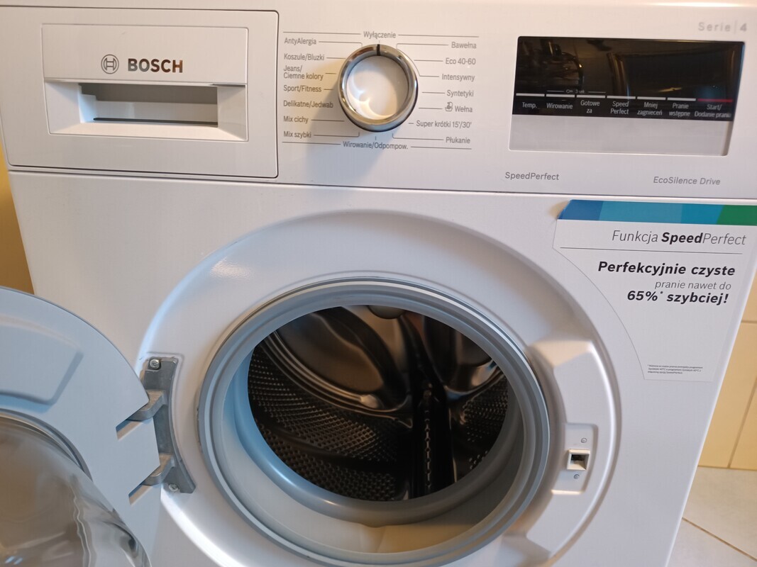 Elbląg Pralka Bosch WAN2829EPL stan idealny mało używana kupiona w 06.2022 rok na gwarancji do 06.2027 roku klasa