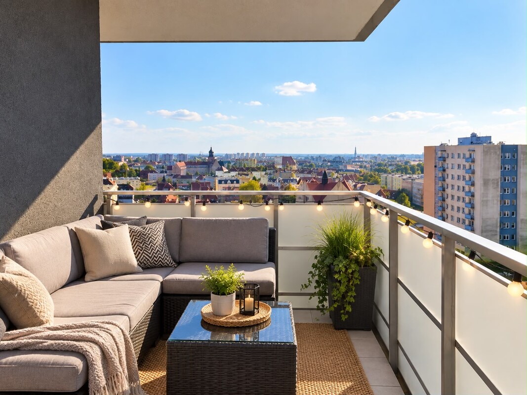 Elbląg Nowoczesny Apartament 85 m² z Panoramicznym Widokiem-Dwa tarasy Regal Park, Modern 85 m² Apartment with