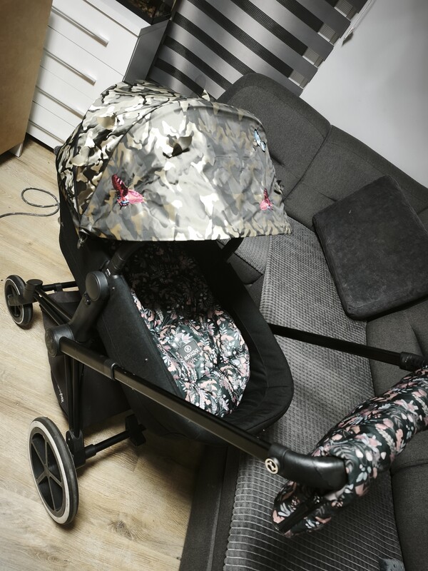 Elbląg Wózek 2w1 CYBEX Prime butterfly stan dobry