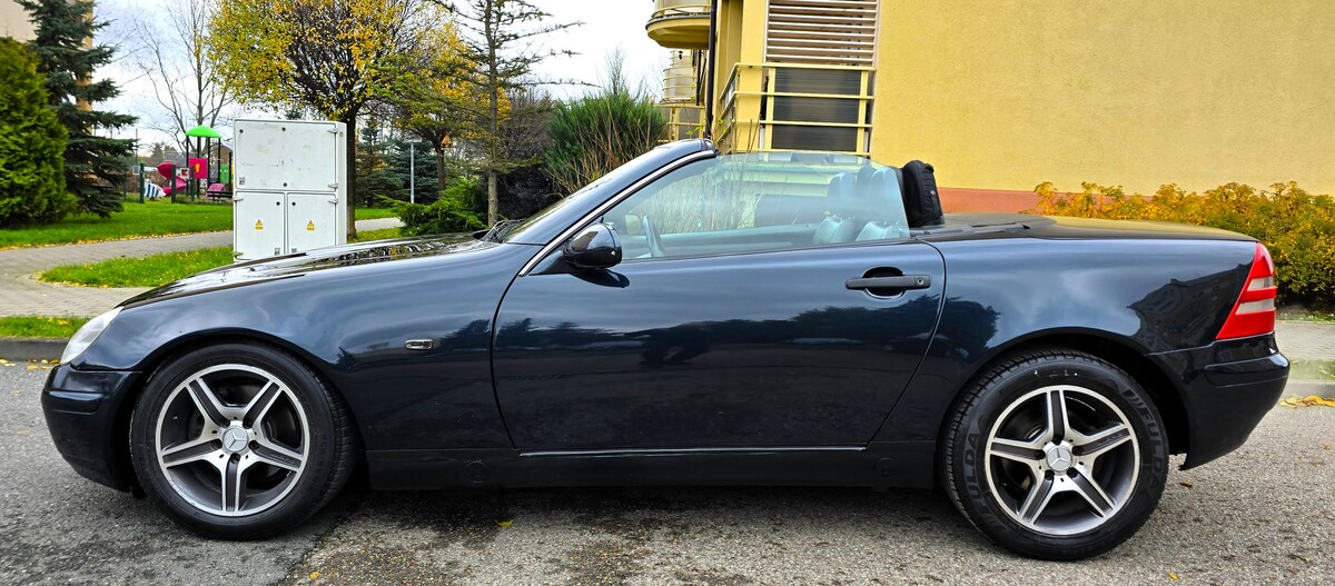 Elbląg Mercedes-Benz SLK 200 2.0Benzyna 136KM 1997Rok Bardzo Dobry Automatyczna Skrzynia-Kabriolet Wspomaganie