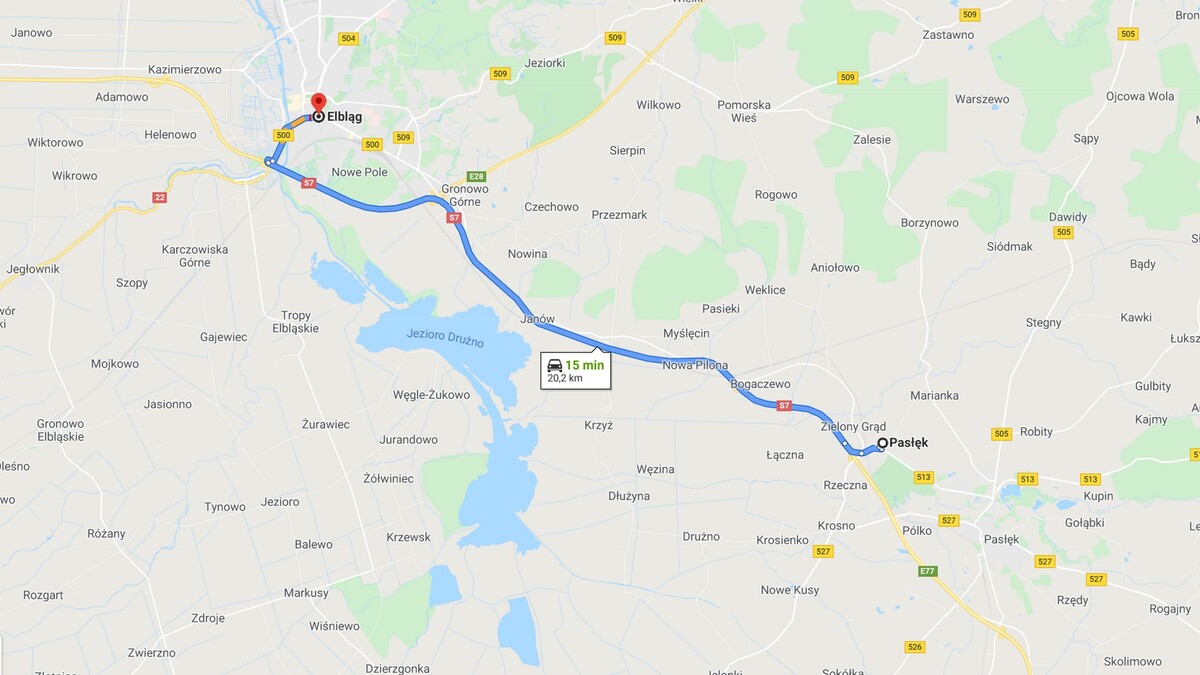 Elbląg * * * ABC NIERUCHOMOŚCI * * * POLECAMY!! DZIAŁKI BUDOWLANE W MARIANCE KOŁO PASŁĘKAo