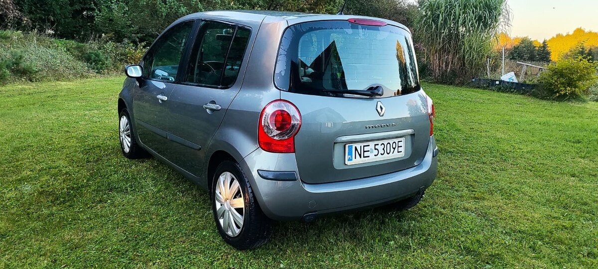 Elbląg Renault Modus 1.6 88 KM | 2007 | 161 tys. km | Klima | 10 lat u właścicielkirok produkcji: 2007silnik: 1.6