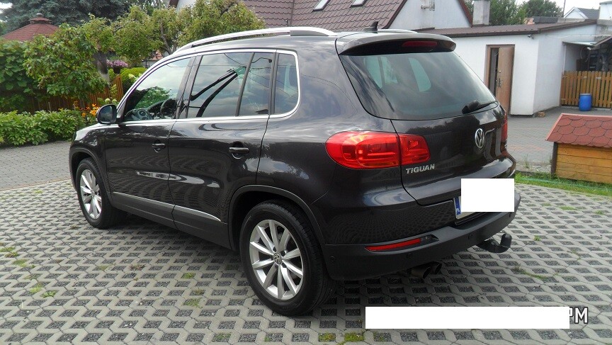 Elbląg Volkswagen Tiguan Model 2016 Diesel SUVPoj 2.0 tdi 110 k M Klimatyzacja automatyczna Podgrzewane fotele Alu