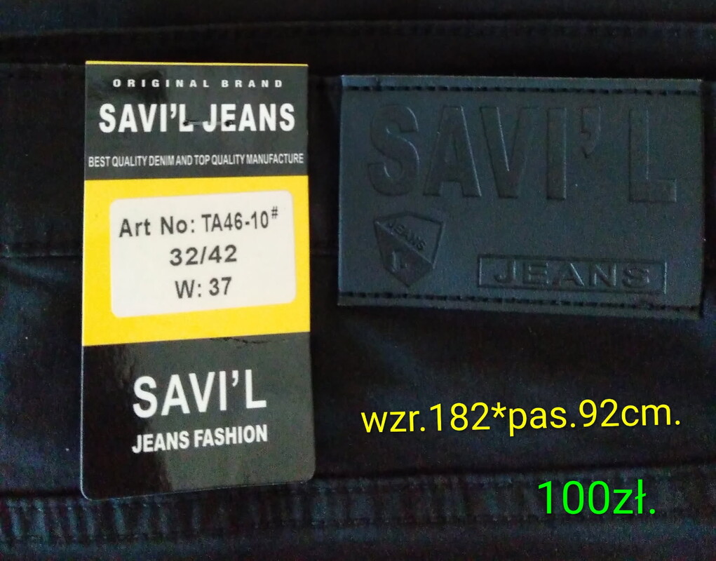 Elbląg Kurtka skórzana * Spodnie Jeans !