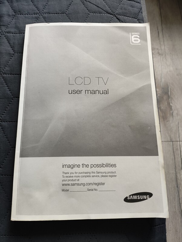 Elbląg TV Samsung 32 cale Full HD 100Hz obrotowa podstawa stan BDB + gratis (aktualne) Do sprzedania używany, w pełni