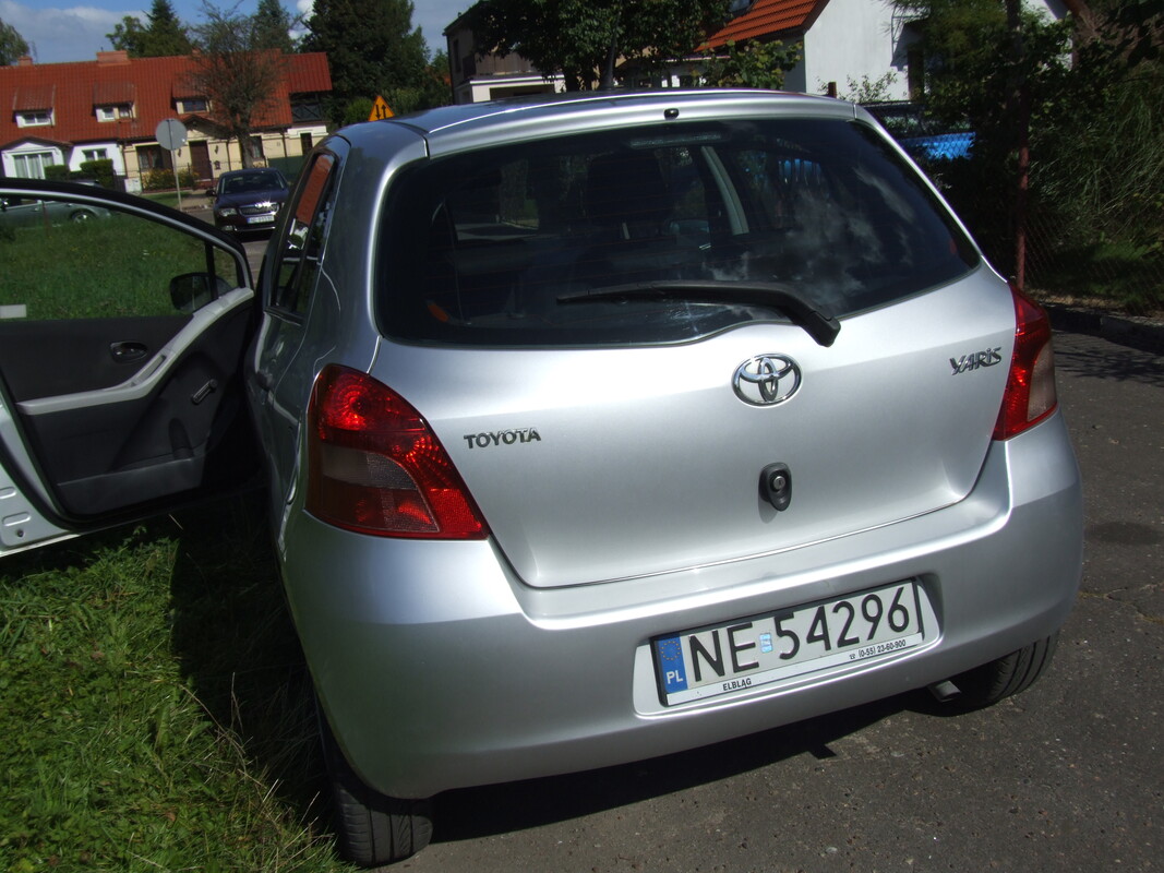 Elbląg Toyota Yaris 1,3 2007 Salon, Przebieg 148 000 km.