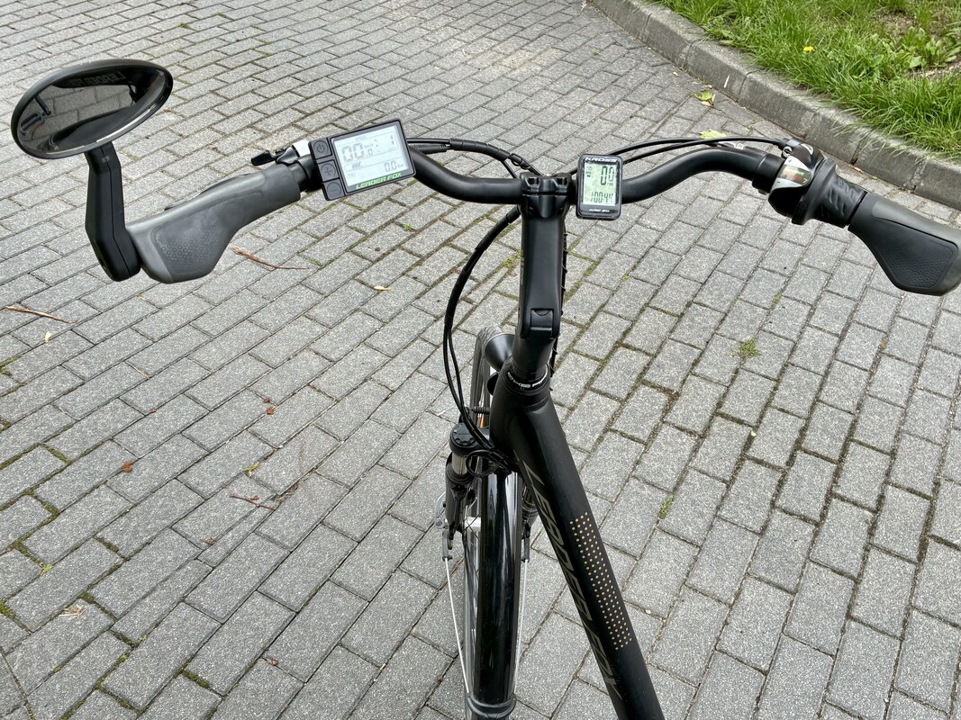 Elbląg Sprzedam rower elektryczny Leader Fox Latona, koła 26” , rama 16,5” , czarny mat. Zadbany,