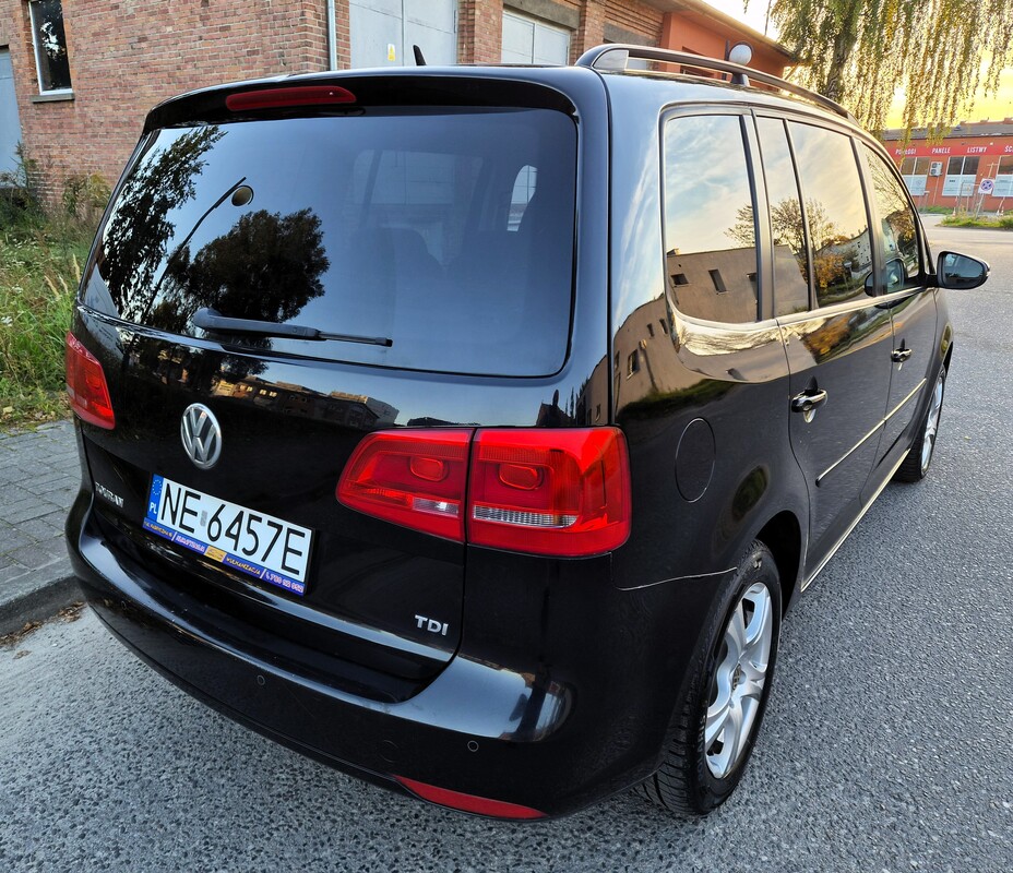 Elbląg Volkswagen Touran 2,0Diesel 140km 7-Mio Osobowy 2012Rok Skrzynia 6-Cio Biegowa-Elektryczne Szyby Abs Radio