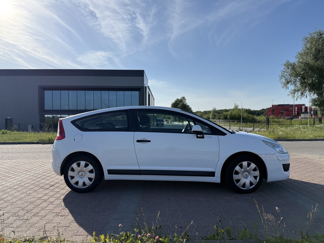 Elbląg Citroen C4 Coupé 3D LIFT 2009 | Biały | 1.4 Benzyna | Przegląd i OC do 06.2027! | Zadbany