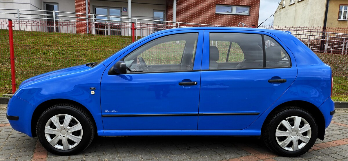 Elbląg Skoda Fabia 1.2Benzynka 65KM 2005Rok Bardzo Dobry Stan Salon Polska -Wspomaganie