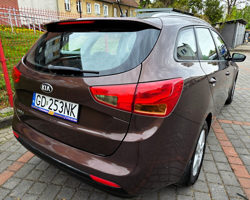 Elbląg KIA CEED 1,6Benzyna 135km 2015Rok Idealny Stan Bardzo Bogata Salon Polska-Ledy Wspomaganie Kierownicy Zestaw