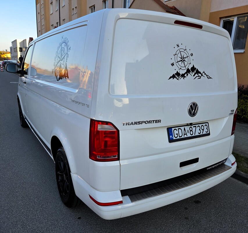 Elbląg Volkswagen Transporter T6 2,0TDI 102Km 2015Rok 3-Osobowy Jeden Własciciel-Abs Sprawna Klimatyzacja
