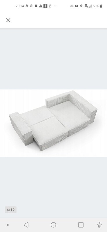 Elbląg Rozkładany narożnik z funkcją spania - prawy lub lewy - bez skręcania. Praktycznie nieużywany. Stał długo