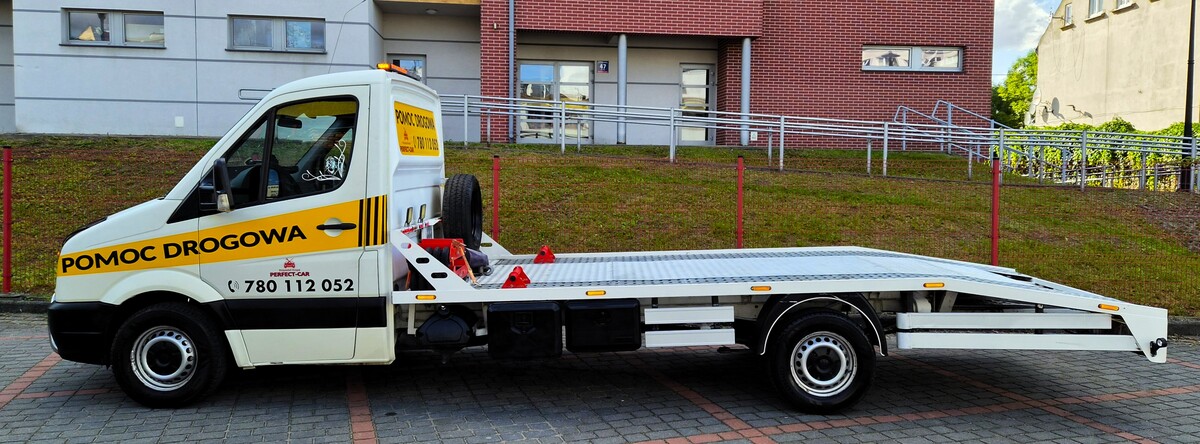 Elbląg Volkswagen Crafter Laweta 2.5Diesel 125KM 2007Rok 3-Osobowa Doinwestowana-Klimatyzacja Poduszki Powietrzne