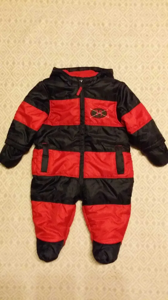 Elbląg Mam do zaoferowania nowy (brak papierowych metek), cieplutki kombinezon dla chłopca. Rozmiar 68 cm. Szczerze
