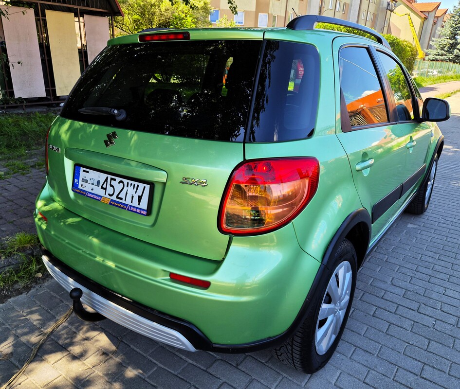 Elbląg Suzuki SX4 Lift 1,6Benzyna 110KM Dobra Wersja Wyposażenia 2009Rok-Klimatyzacja Poduszki Powietrzne Wspomaganie