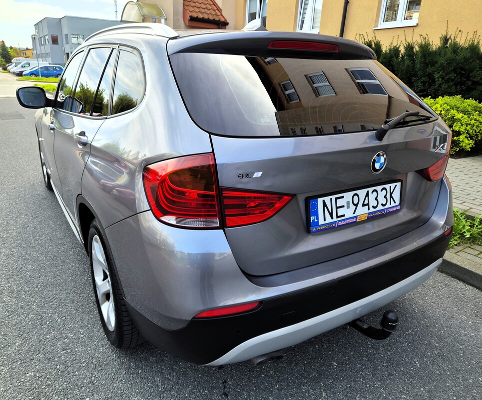 Elbląg BMW X1 2.0Diesel 177KM 2013Rok X-Drive Napęd 4X4 Automatyczna Skrzynia-Wspomaganie Kierownicy Hak Kamera