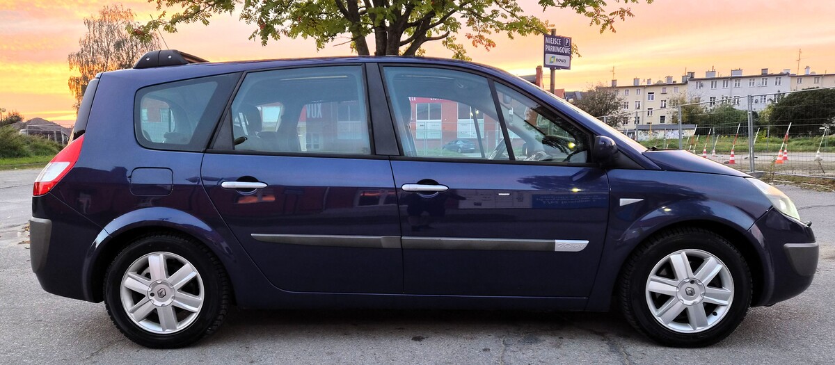 Elbląg Renault Grand Scenic 2.0 Gaz Sekwencja 130KM 2006Rok Bardzo Dobry Stan 7-Mio Osobowy-Wspomaganie Kierownicy