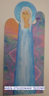 Elbląg Nie masz pomysłu na prezent? Może obdarujesz kogoś moim Aniołem? Wykonany na sklejce, pomalowany farbą akrylowa