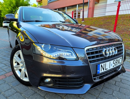 Elbląg Audi A4 B8 S-LINE 1,8Turbo Benz 160Km Bogata Wersja 2009Rok Salon Polska-Elektryczne Szyby Abs Duże Kolorowe
