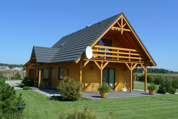 Elbląg DOM DREWNIANY JEDNORODZINY ECOHOUSE I Jesteśmy firmą zajmującą się produkcją domów drewnianych mieszkalnych