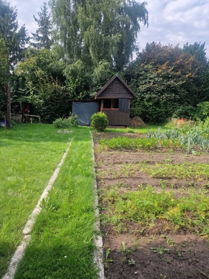 Elbląg Witam, mam do sprzedania piękną, zadbaną  działkę rekreacyjną, która znajduję się przy ul. Skrzydlatej (Ogrody