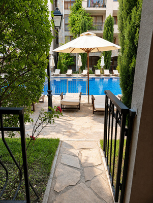 Elbląg ☀️ Studio dla 2 osób w Cascadas Family Resort &ndash; Słoneczny Brzeg, Bułgaria 🌴