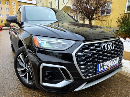 Elbląg Audi Q5 Sportback 2.0Benzyna Quatro&nbsp; 265km 2021Rok Idealny Stan Bardzo Bogata Opcja-Duży Otwierany Dach