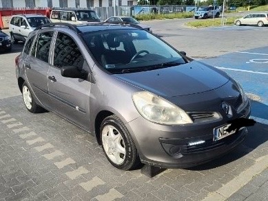 Elbląg RENAULT CLIO III GRANDTOUR, ROK PROD.2008 - KUPIONY W SALONIE W ELBLĄGU, PIERWSZY WŁAŚCICIEL