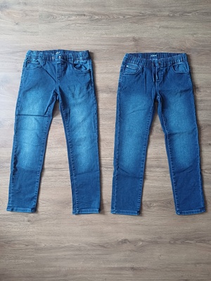 Elbląg 2x spodnie jeansowe marki s. Olivier rozmiar 140,regulacja w pasie stan bdb. Polecam dla bliźniaków.