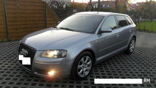 Elbląg AUDI - A3Model.2007POJ. - 2.0 diesel 170 kMklimatyzacja sprawna 6- biegowa skrzynia półskóry elektryczne