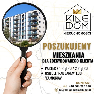 Elbląg 👑🏠 KINGDOM 🏠👑NIERUCHOMOŚCI BLISKO CIEBIE POSZUKUJEMY