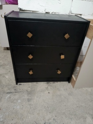 Elbląg Komoda czarna