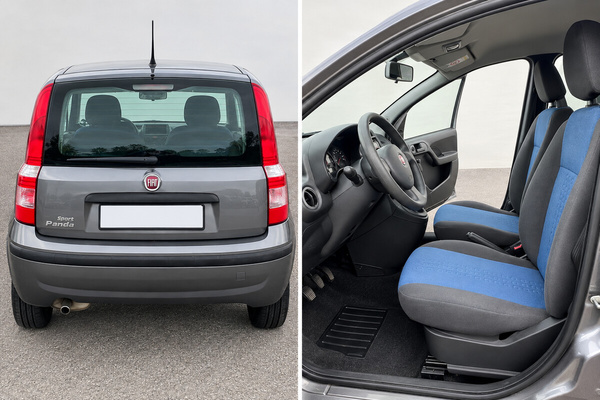 Elbląg Fiat Panda Sport rok 2010r silnik 1.2 benzyna 4-cylindry 8v przebieg auta aktualny 158305tyś km auto zakupione