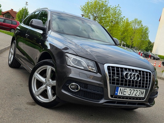 Elbląg Audi Q5 Pełny SlineSilnik :BenzynaAutomat Napęd Quattro 4x4Ledy Bi-xenon Sportsize SkóryZarejestrowany!&nbsp; 