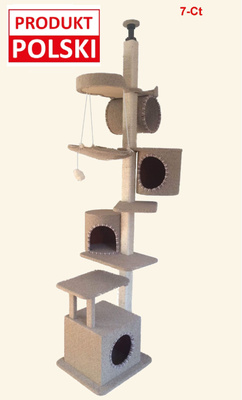 Elbląg Drapak dla kota na solidnej, drewnianej konstrukcji
Super wytrzymała i sztywna konstrukcja na lata
W wersji