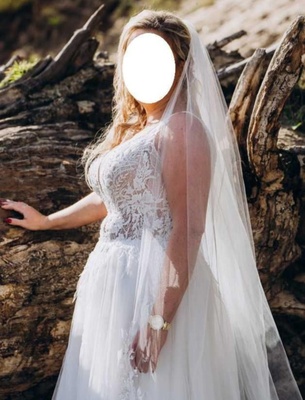 Elbląg Sprzedam piękną suknię ślubna model Diora kolor: oryginał (biały) Ivory wraz z welonem Polis długość 2,5m