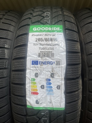 Elbląg Nowe Opony Goodride Z-507 zimowe 205/60R16 z 2026 roku sprzedam z montażem, demontażem i wyważeniem