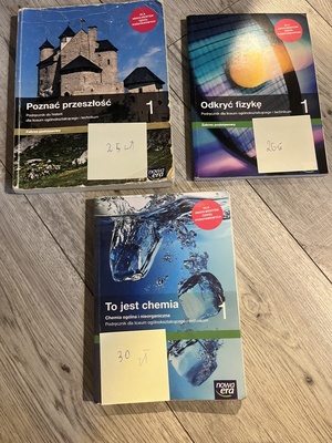 Elbląg Mam do sprzedania podręczniki klasa 1,2,3 do szkół liceum/technium