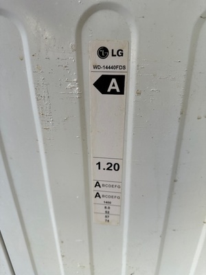Elbląg Pralka LG 8 kg, 1400 obr. /min Sprzedam pralkę LG WD-14440FDS. Bardzo dobrze służyła i do końca użytkowania