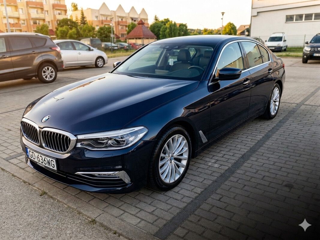 Elbląg Witam Posiadam na sprzedaż bardzo ładne BMW G30 w wersji Luxury line Limuzyna z oszczędnym dwulitrowym